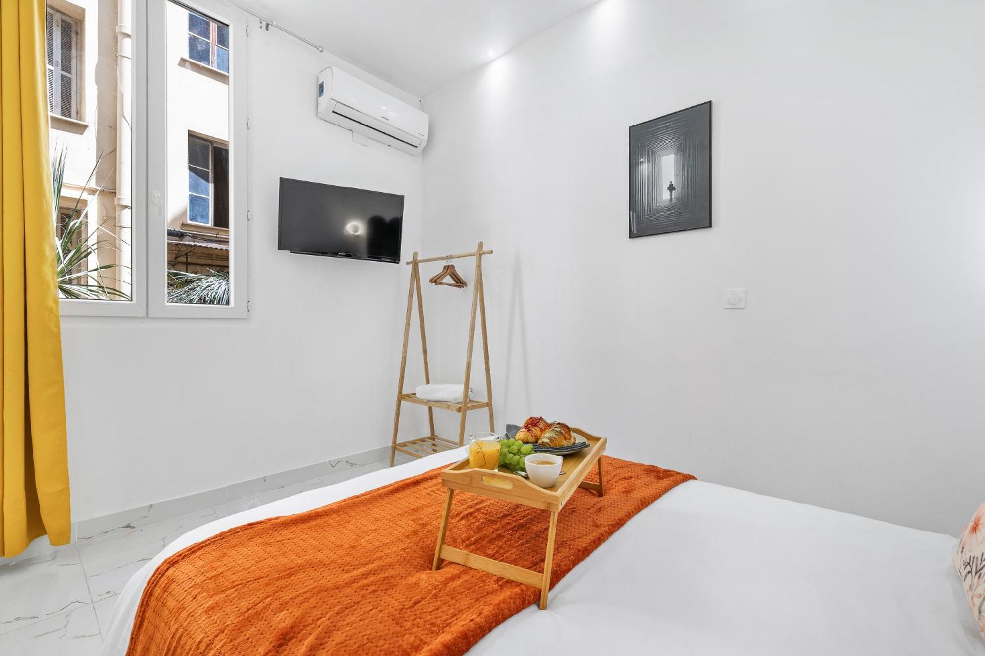 2 Rooms - Hyper Centre - Air-Conditioned - Terrace - Quiet - Tramway - Equipped Kitchen - Wifi Nice Exteriör bild